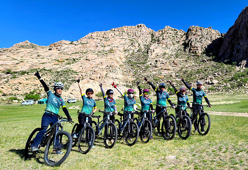 Cycling from steppe to Gobi May 27 to June 3, 2025